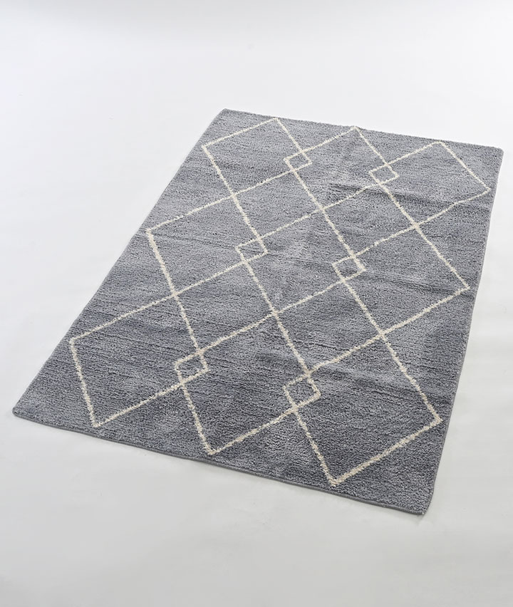 【日本製】抗菌防臭加工タフトラグ　ウイングＧＹ　１２０ｘ１８０ｃｍ