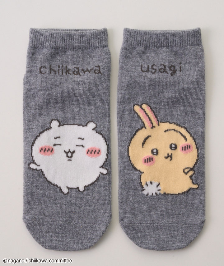 【ちいかわ】（ちいかわ）（うさぎ）（１足物）フロント柄ソックス