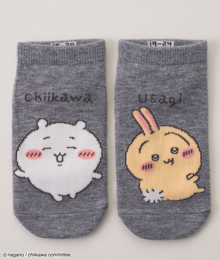 【ちいかわ】（ちいかわ）（うさぎ）（１足物）フロント柄ソックス