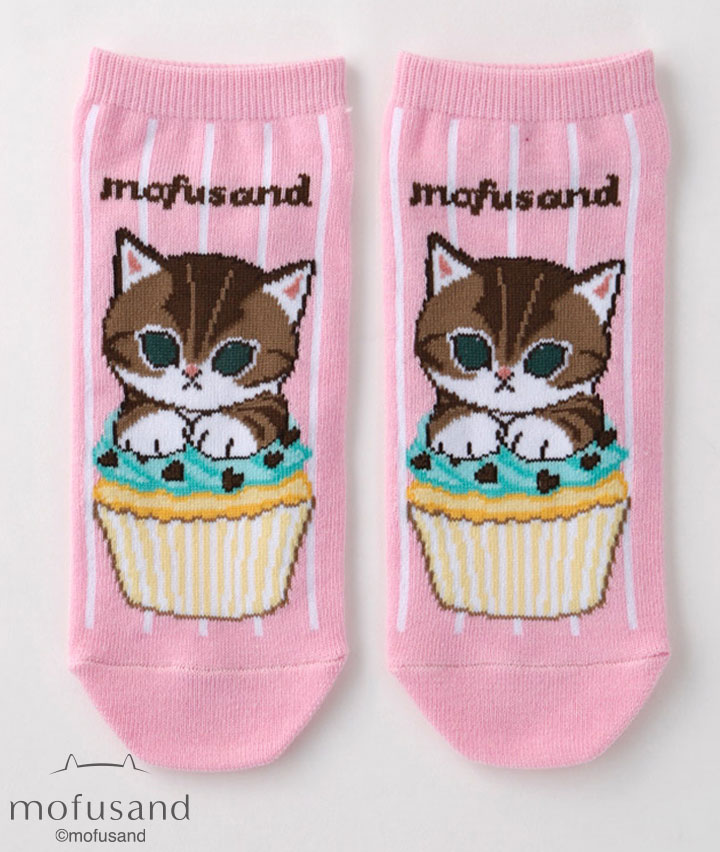【モフサンド】(1足物)フロント柄ソックス