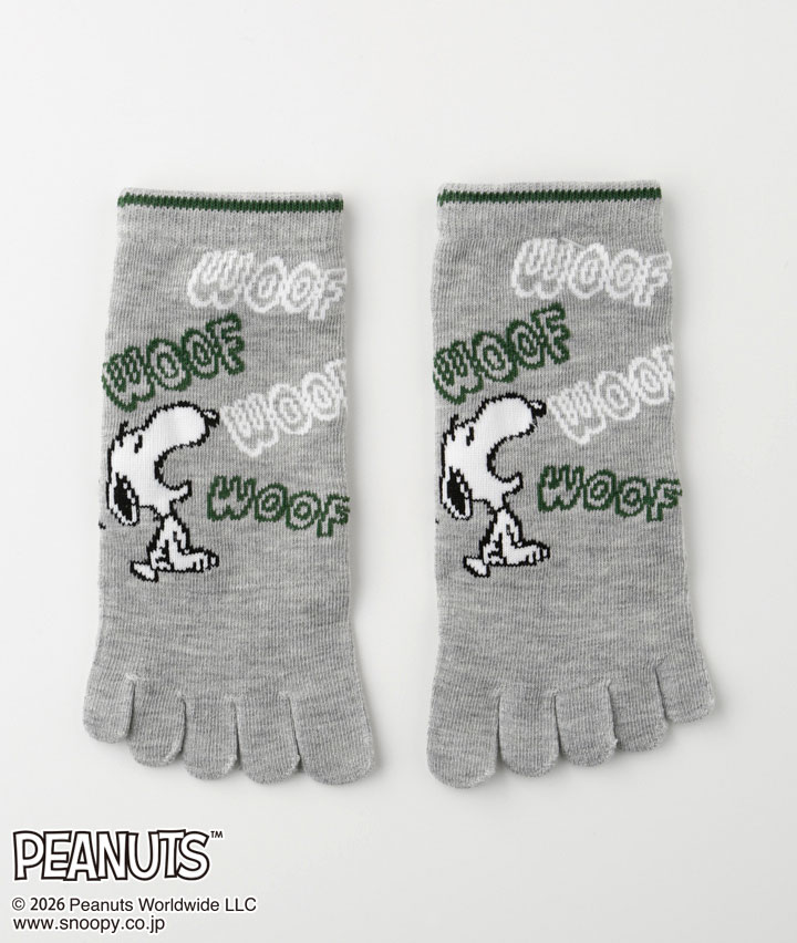 【ＰＥＡＮＵＴＳ】（スヌーピー）（１足物）５本指ソックス