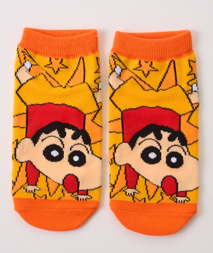 【クレヨンしんちゃん】（１足物）フロント柄ソックス