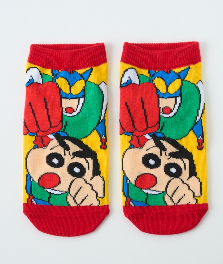 【クレヨンしんちゃん】（１足物）フロント柄ソックス