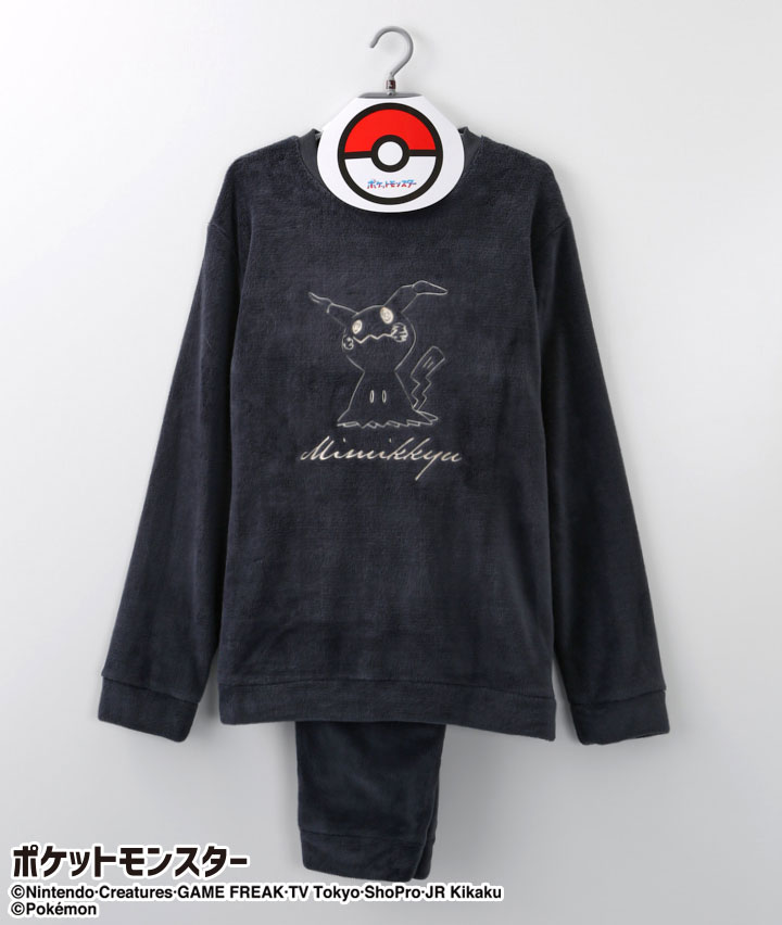 【ポケットモンスター】ムートン丸首ルームウェア