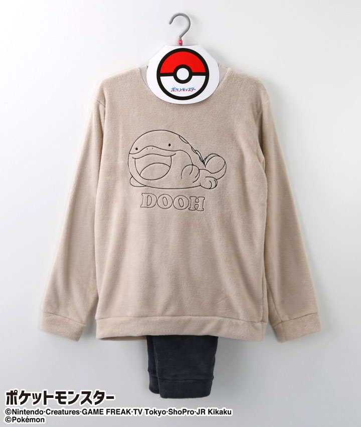 【ポケットモンスター】ムートン丸首ルームウェア