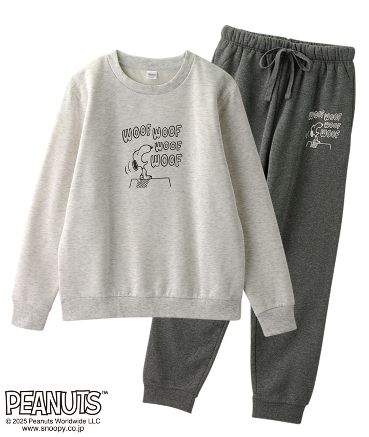 【ＰＥＡＮＵＴＳ】（スヌーピー）裏起毛上下セット