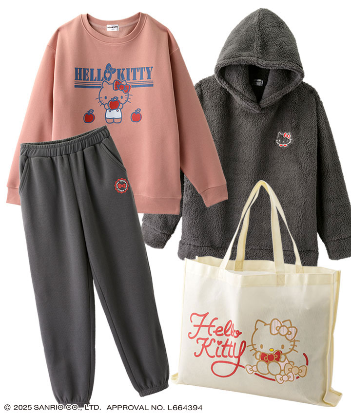 【サンリオキャラクターズ】（ハローキティ）ハッピーバッグ４点セット