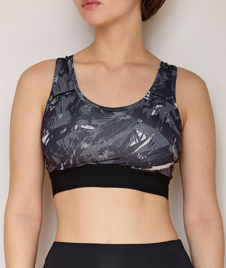 （揺れからバストを守る）レーサーバックスポーツブラジャー