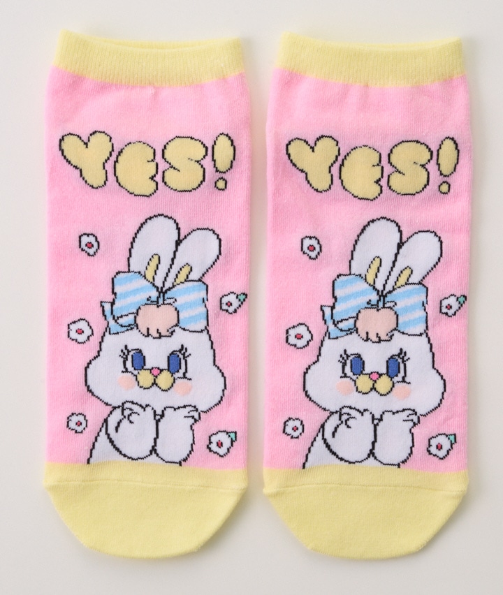 【ＭＯＭＯＲＥＩ】（リコ）（１足物）フロント柄ソックス