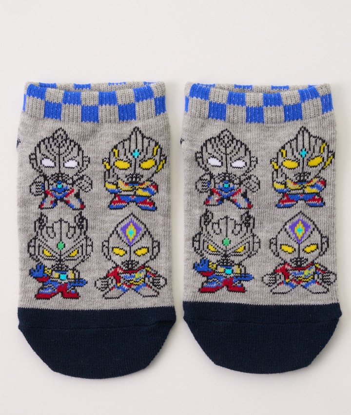 【ウルトラマン】（ウルトラマンニュージェネレーションミニ柄）（１足物）子供スニーカーソックス