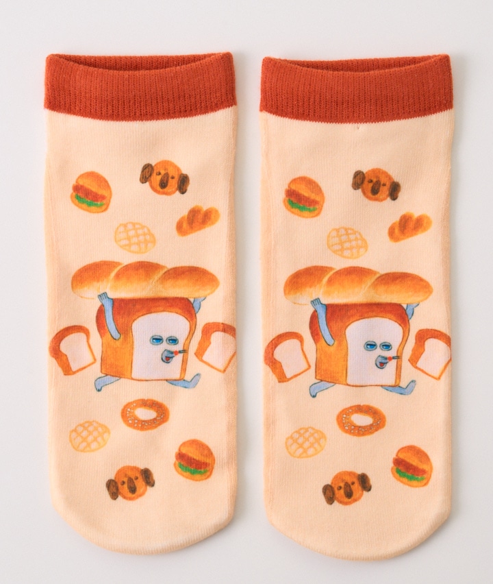 【ＫＡＤＯＫＡＷＡ】（パンどろぼう）（１足物）フロント柄ソックス