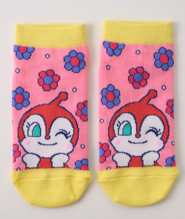 【それいけ！アンパンマン】（ドキンちゃん）（１足物）フロント柄ソックス