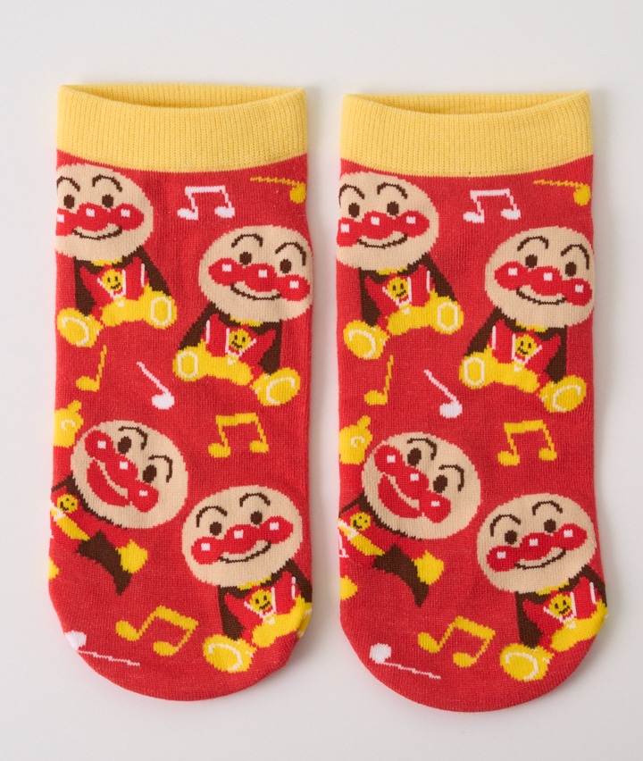 【それいけ！アンパンマン】（アンパンマン）（１足物）フロント柄ソックス