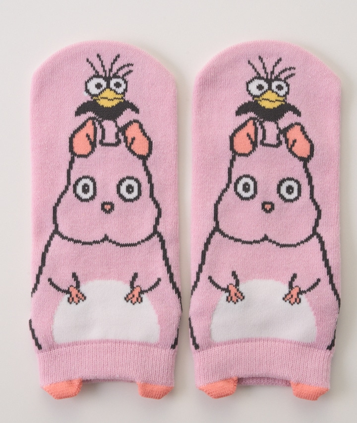 【スタジオジブリ】【千と千尋の神隠し】（坊ネズミ）（１足組）フロント柄ソックス