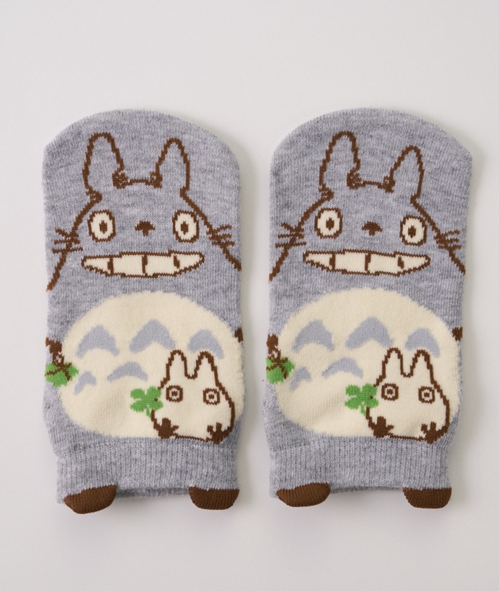 【スタジオジブリ】【となりのトトロ】（トトロ）（１足物）フロント柄ソックス