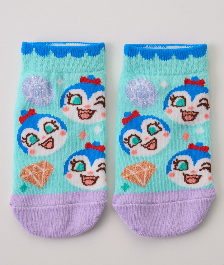【それいけ！アンパンマン】（コキンちゃん）（１足物）フロント柄ソックス