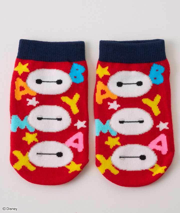 【Ｄｉｓｎｅｙ】（ベイマックス）（１足物）フロント柄ソックス